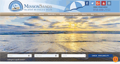 Desktop Screenshot of missionsands.com